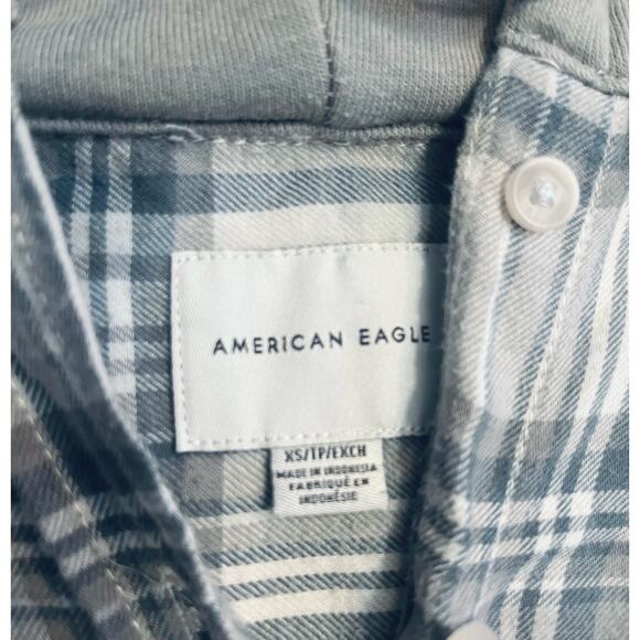 American Eagle crop flannel - Picture 5 of 8